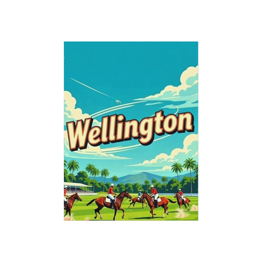 Wellington Florida Vintage Retro Giclée Print Art Series Poster