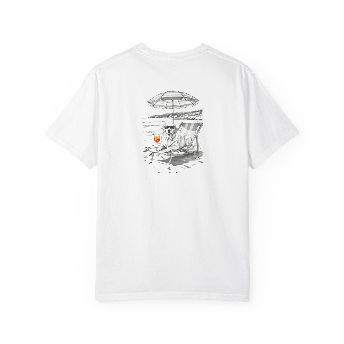 Le Retriever Doré Vintage Retro Cotton Art Series Tee