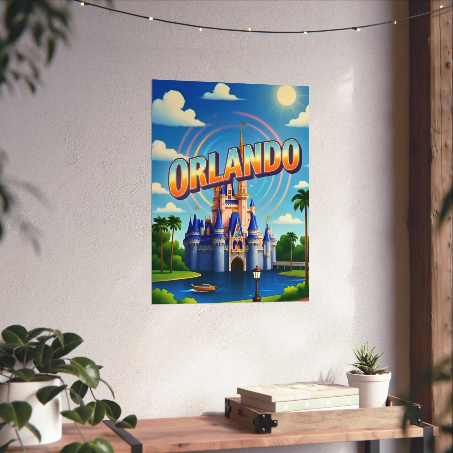 Orlando Florida Vintage Retro Giclée Print Art Series Poster
