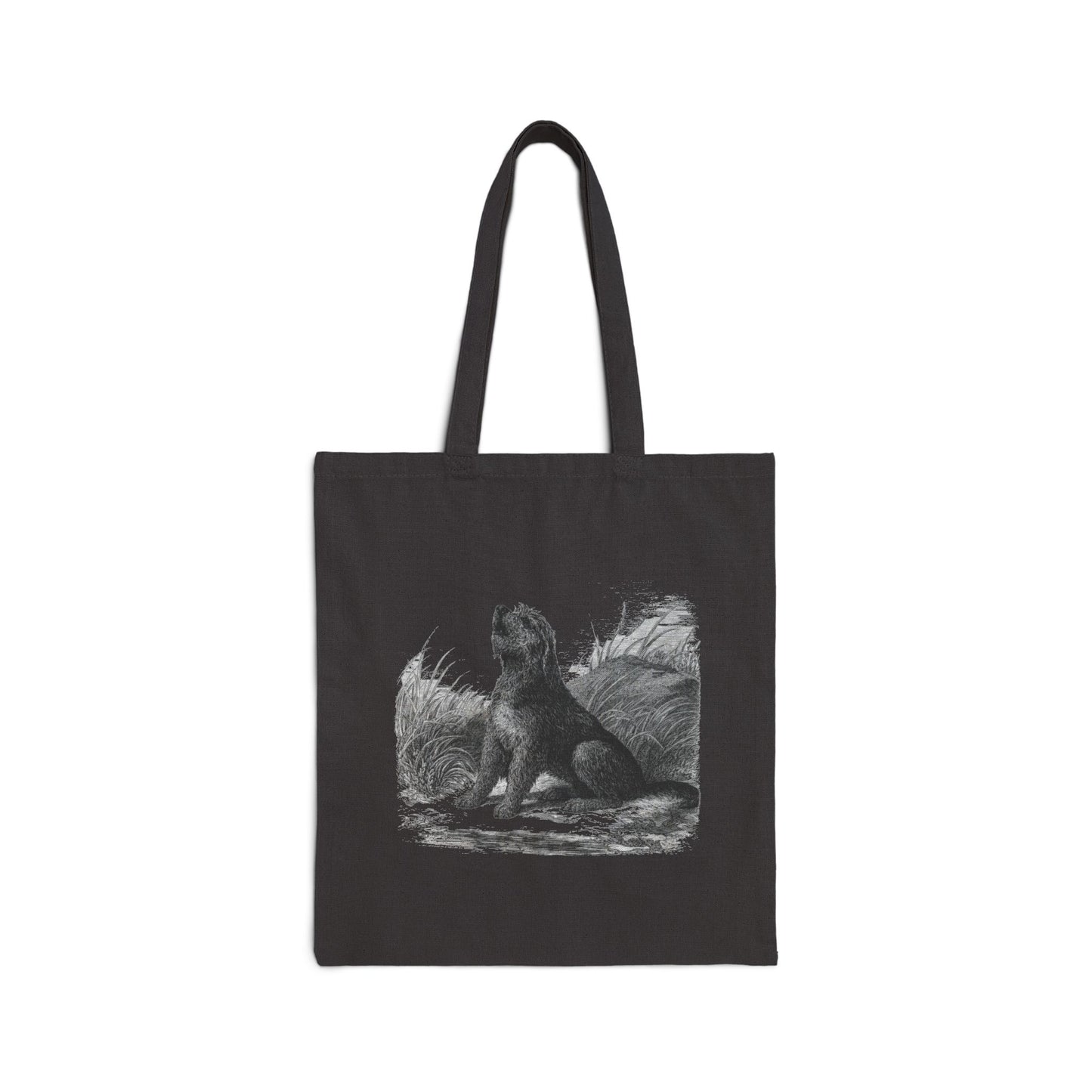 Otterhound Vintage Retro Canvas Cotton Tote Bag - Howling For Fun