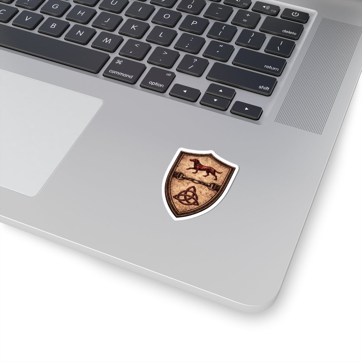 №108 Knight Crest Vinyl Sticker · Live Your Best Knight · Temperantia Fiducia Perseverantia