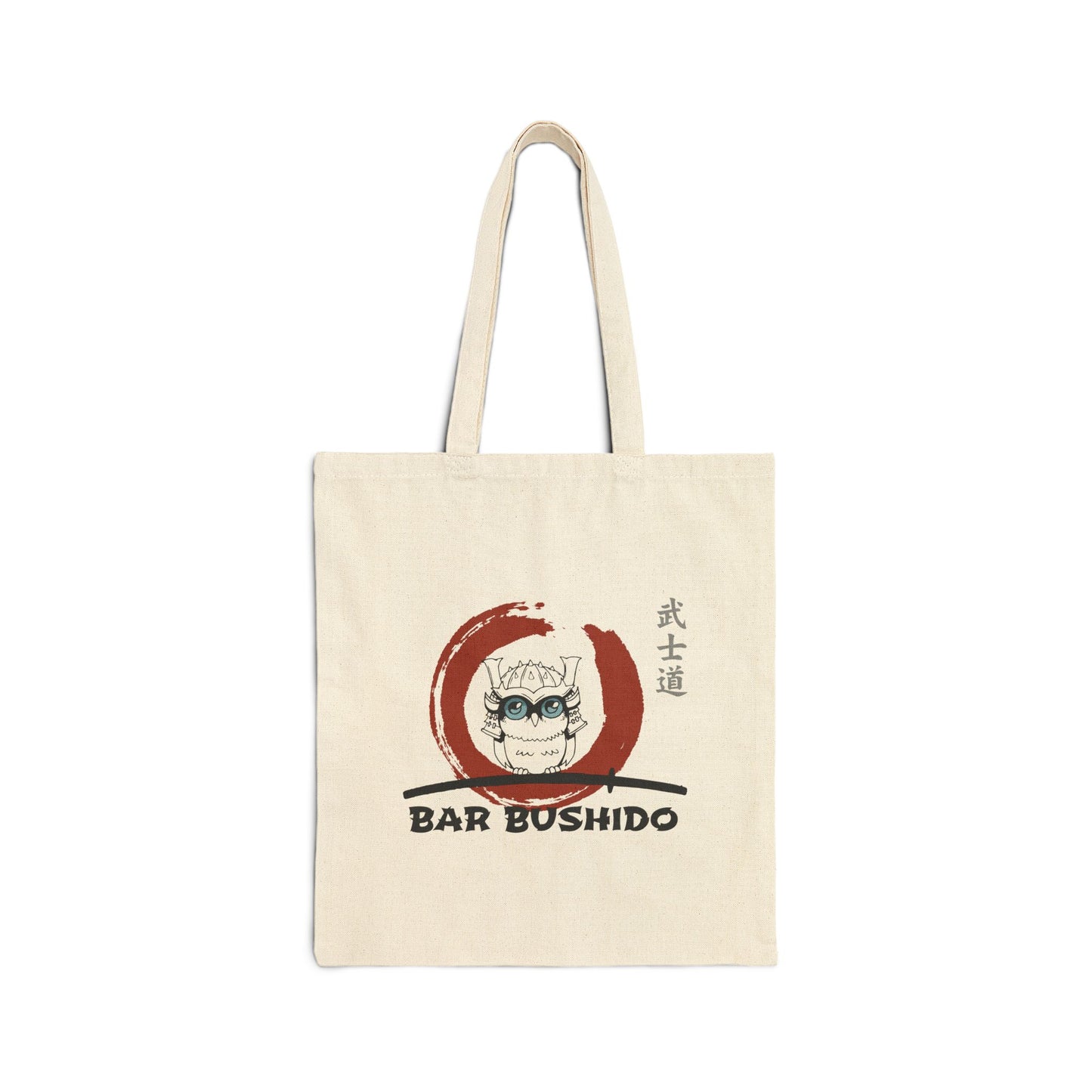 Bar Bushido Canvas Cotton Tote Bag - Color Logo