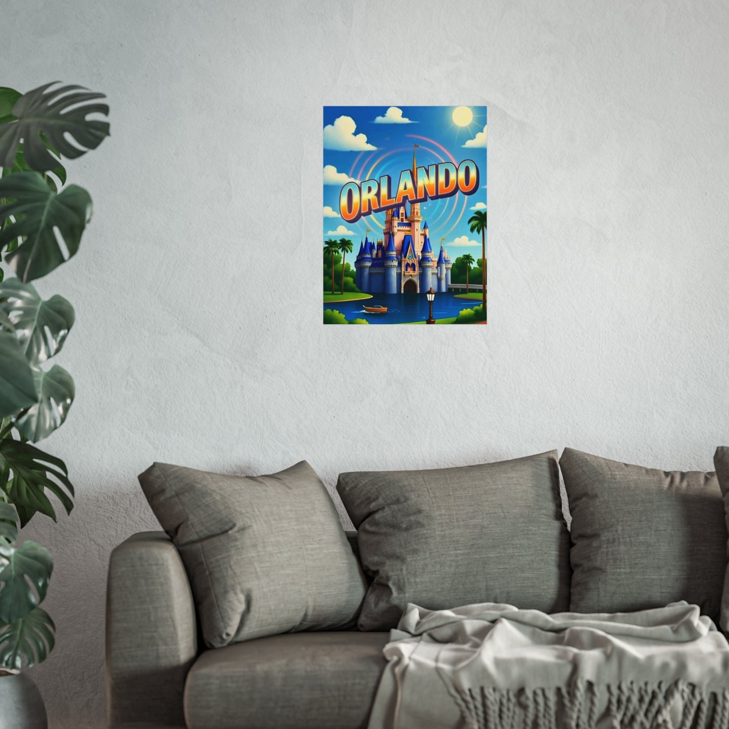 Orlando Florida Vintage Retro Giclée Print Art Series Poster