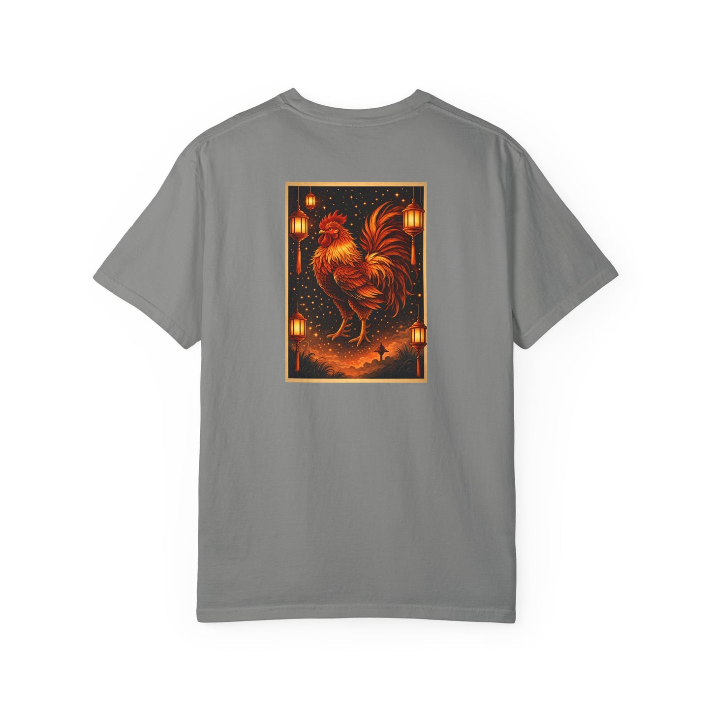 Zodiac Year of the Rooster (2017+) Vintage Retro Art Series Cotton Tee