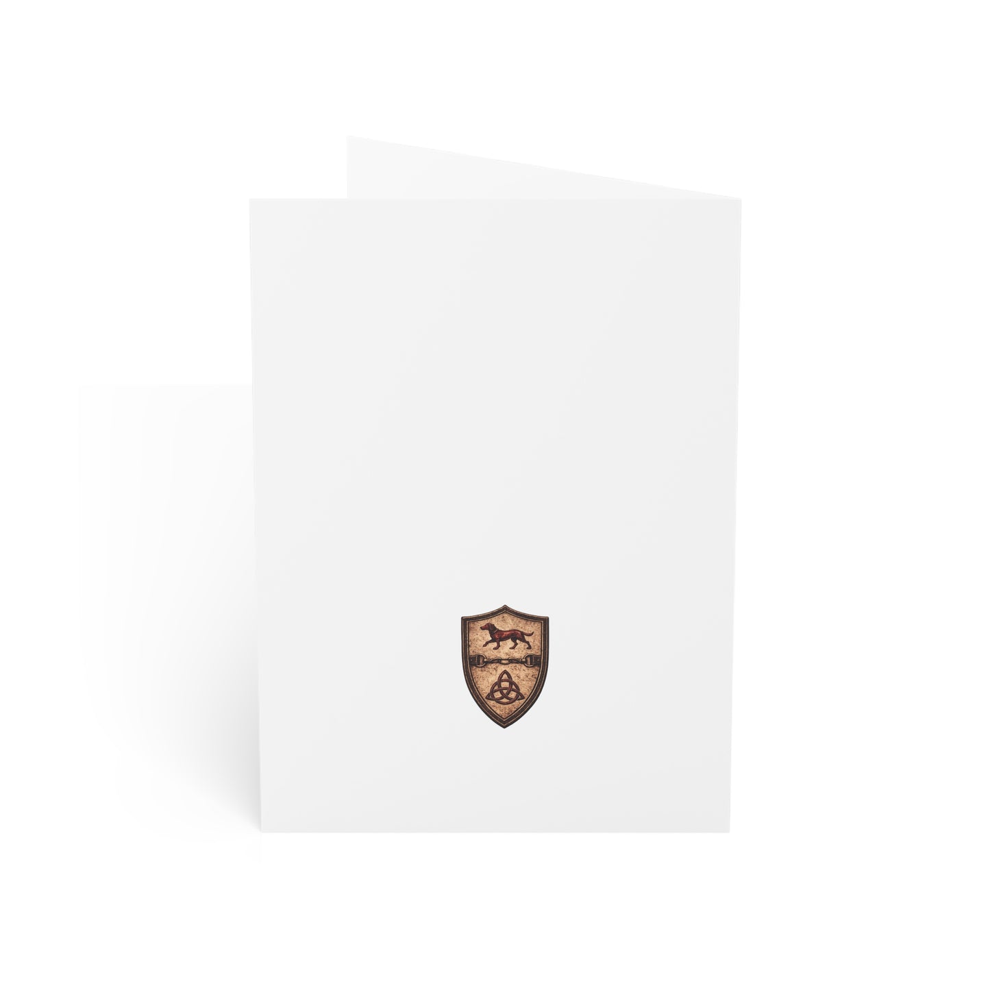 №108 Knight Crest Blank Card Set · Live Your Best Knight · Temperantia Fiducia Perseverantia