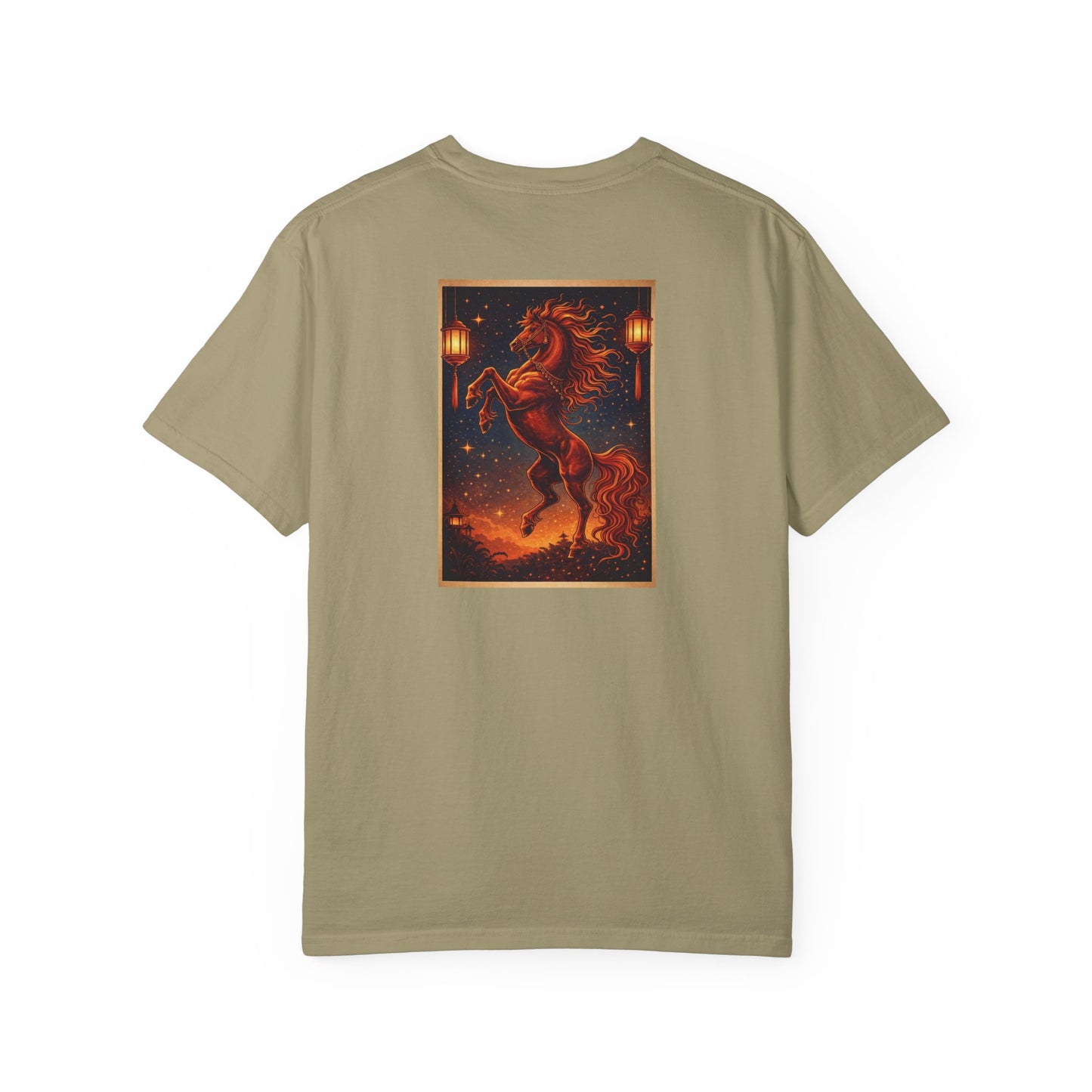 Zodiac Year of the Horse (2026+) Vintage Retro Art Series Cotton Tee