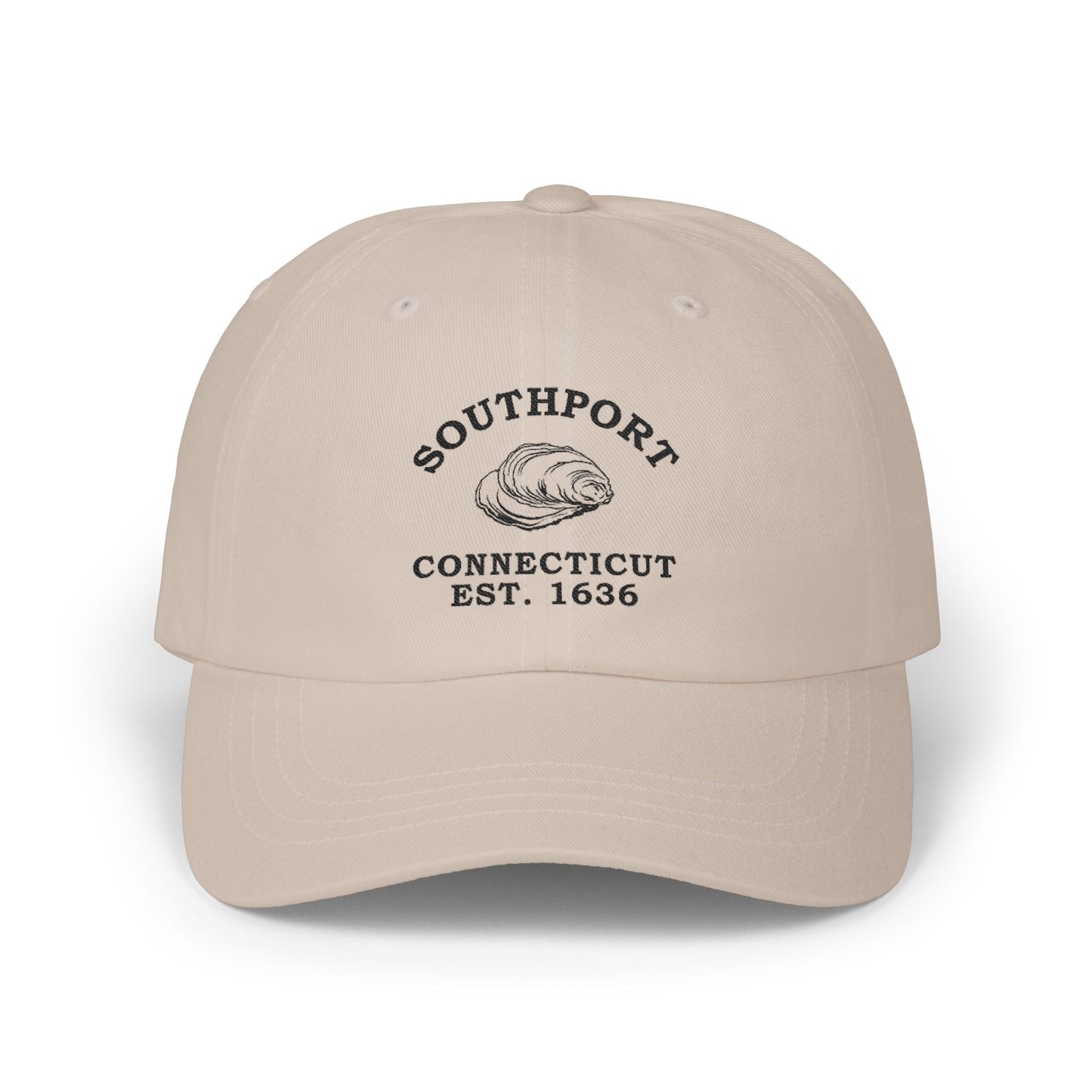Southport Connecticut Classic Cotton Cap - Black Logo