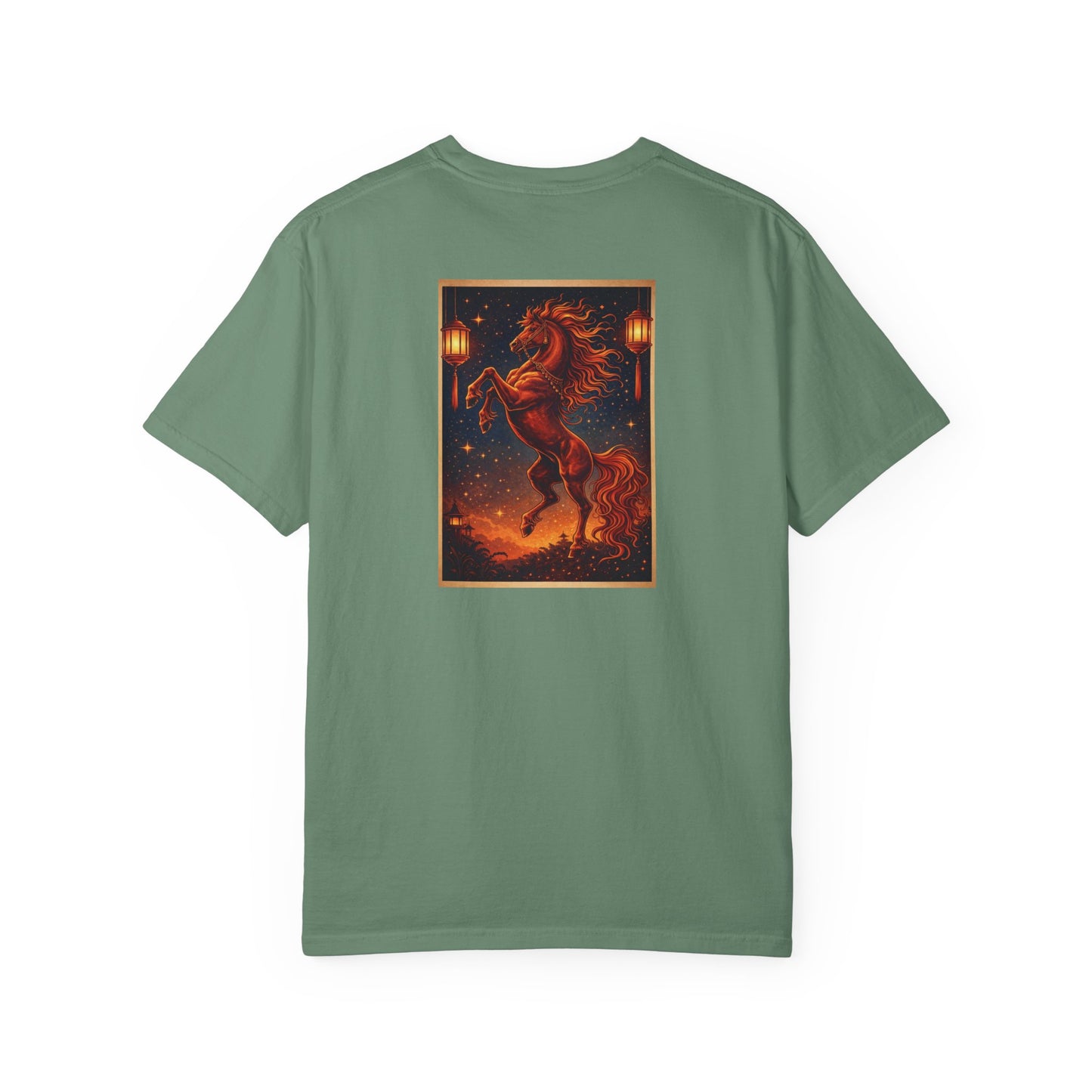Zodiac Year of the Horse (2026+) Vintage Retro Art Series Cotton Tee