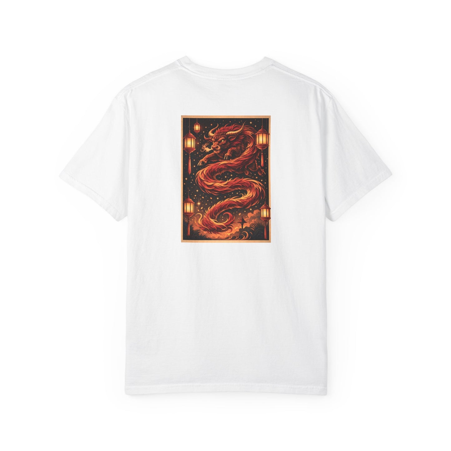 Zodiac Year of the Ox (2021+) Vintage Retro Art Series Cotton Tee
