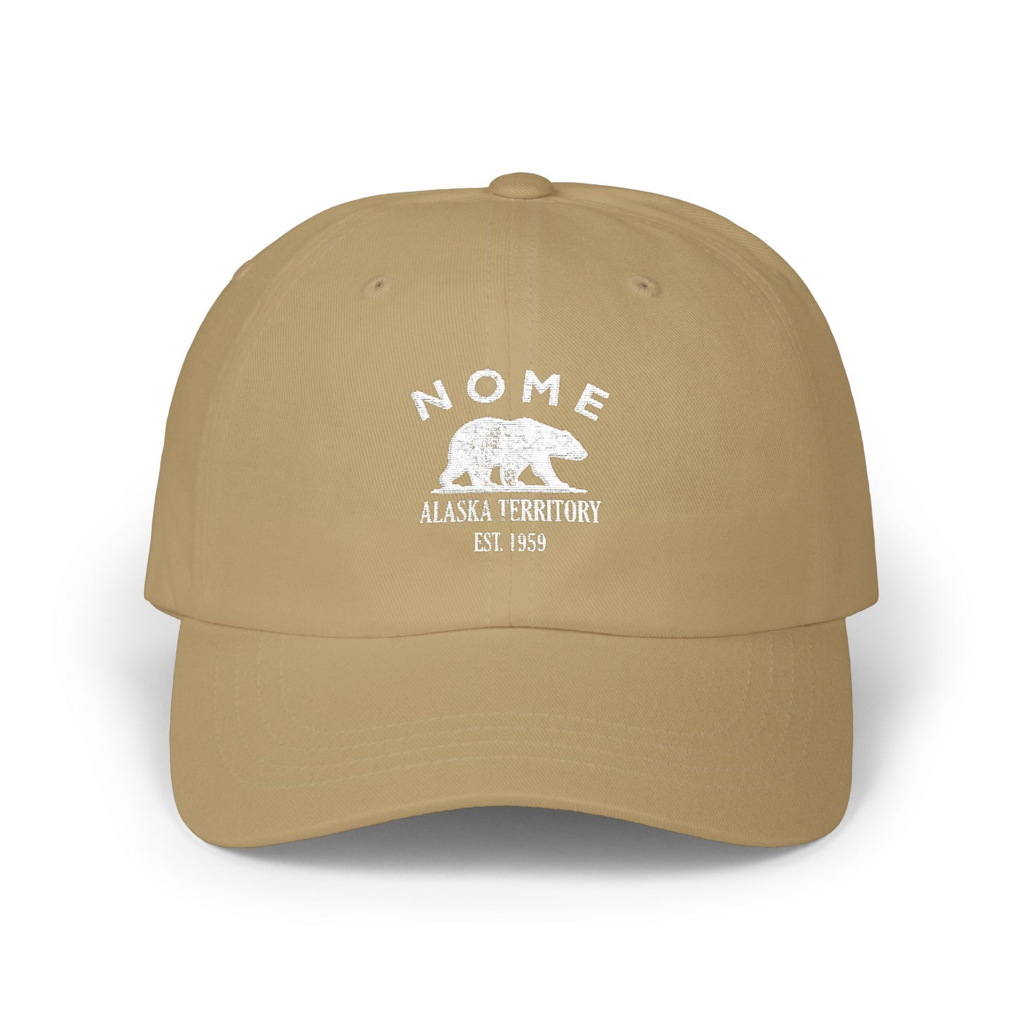 Nome Alaska Classic Cotten Cap - White Logo