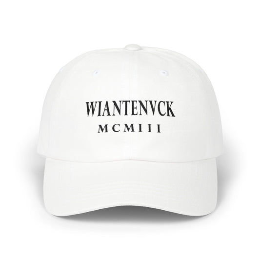 Wiantenuck Classic Embroidered Cotton Cap - Black Logo