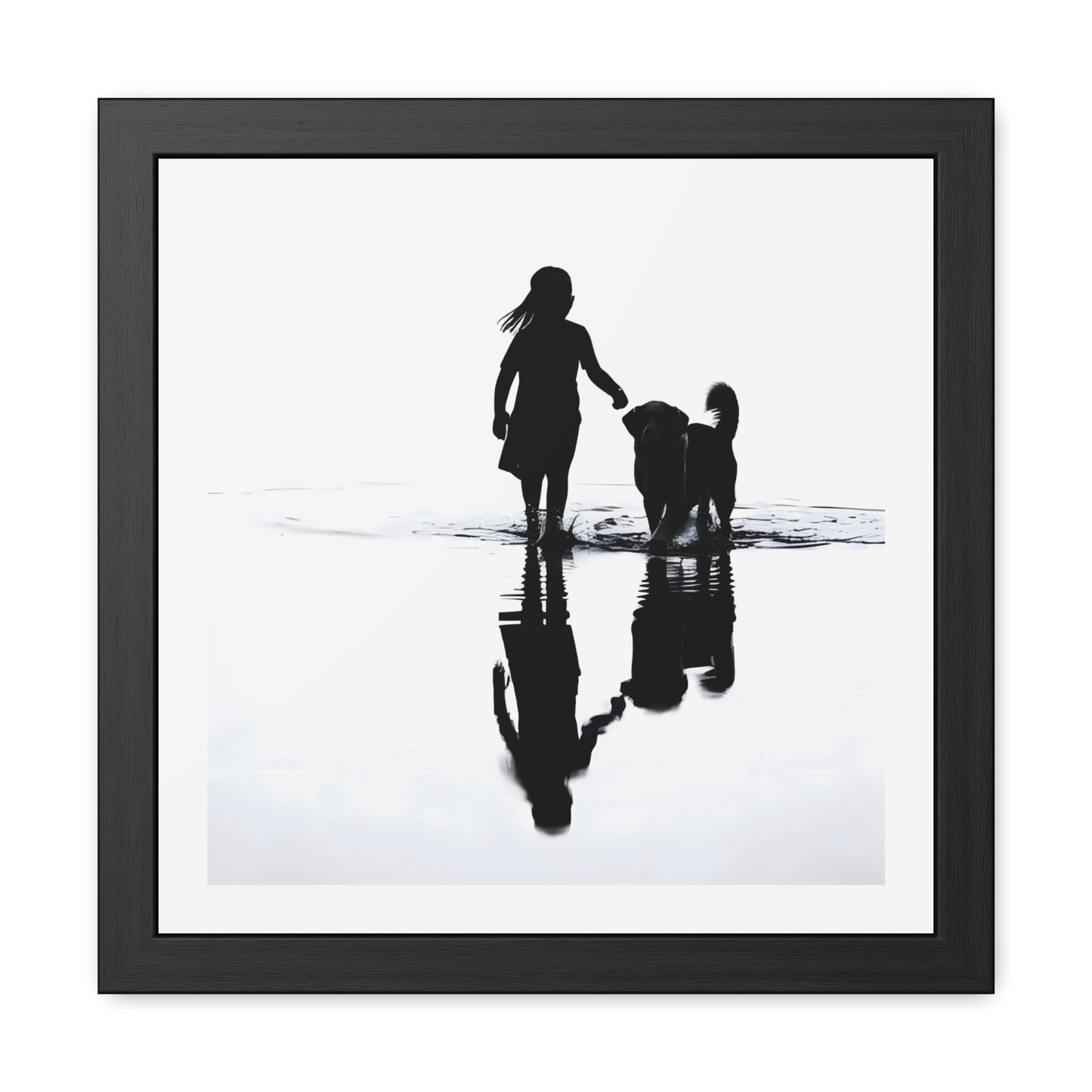 Whitewater Run - Tide & Light Series Framed Poster