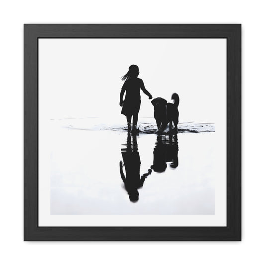 Whitewater Run - Tide & Light Series Framed Poster