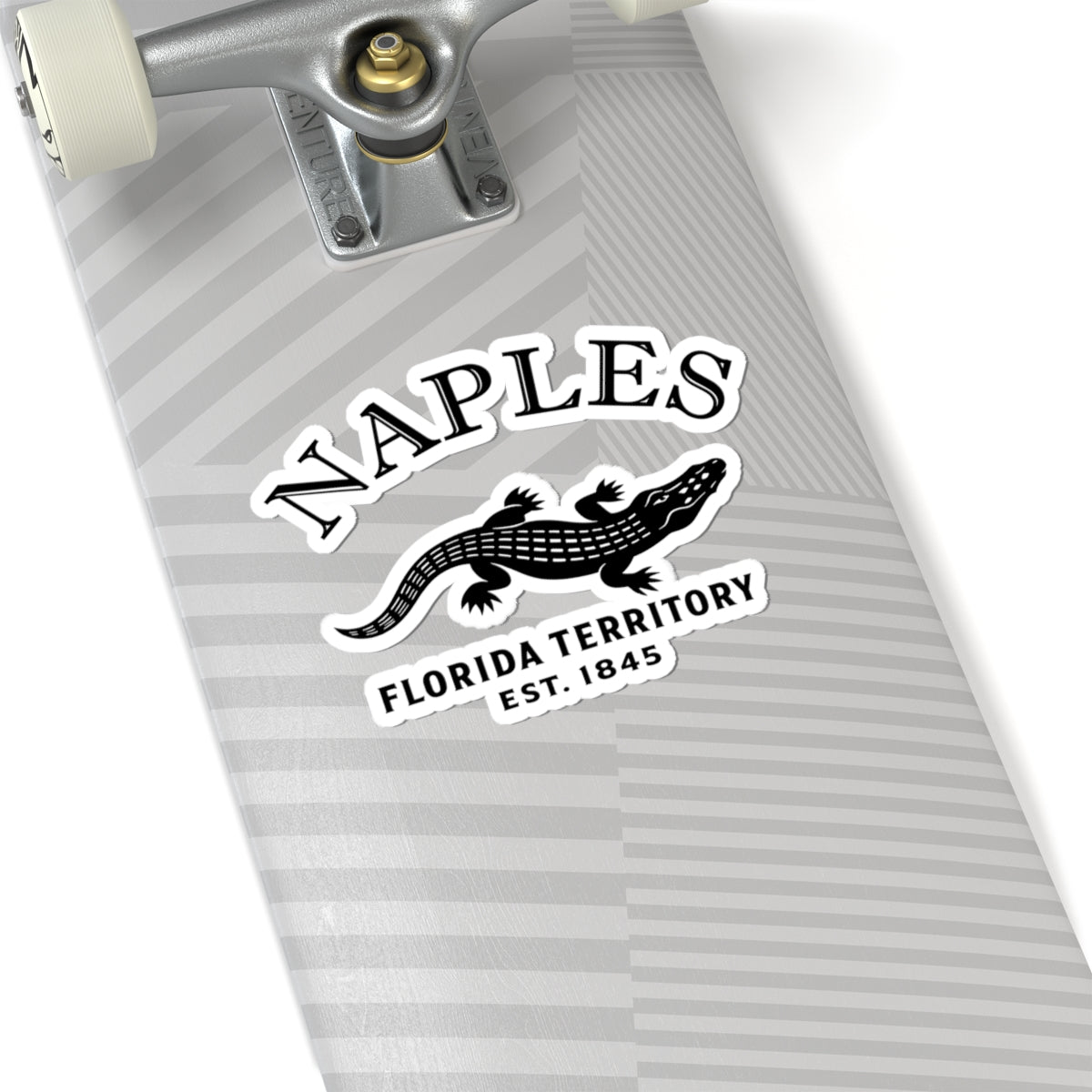 Naples Florida Vintage Retro Vinyl Sticker - Black Logo