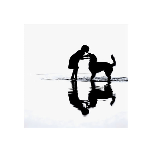 Kiss at Still Water - Tide & Light Series Giclée Unframed Poster