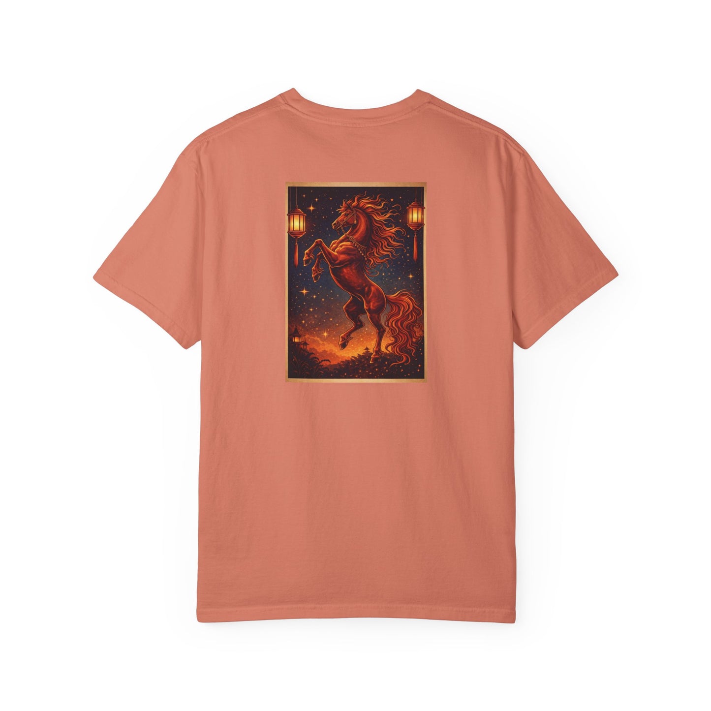 Zodiac Year of the Horse (2026+) Vintage Retro Art Series Cotton Tee