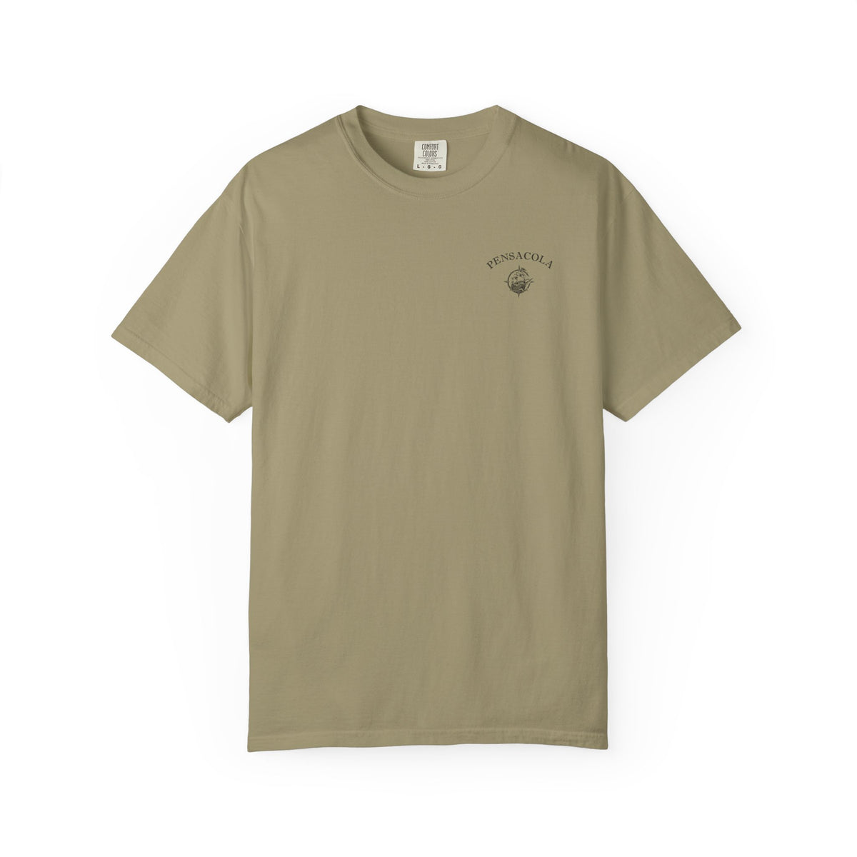 Pensacola Florida 1559 Ship Garment-Dyed Heavyweight Tee