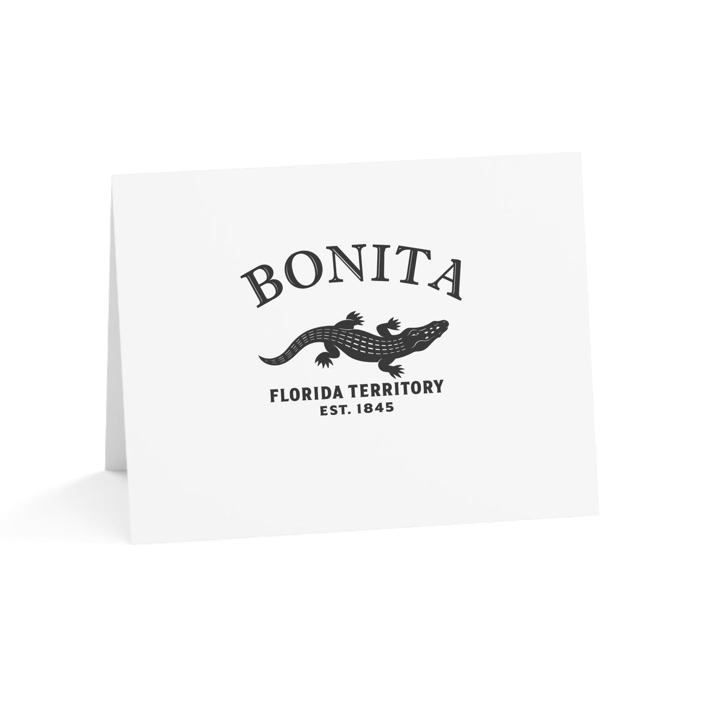 Bonita Florida Vintage Retro Thank You Card Set - Black Logo