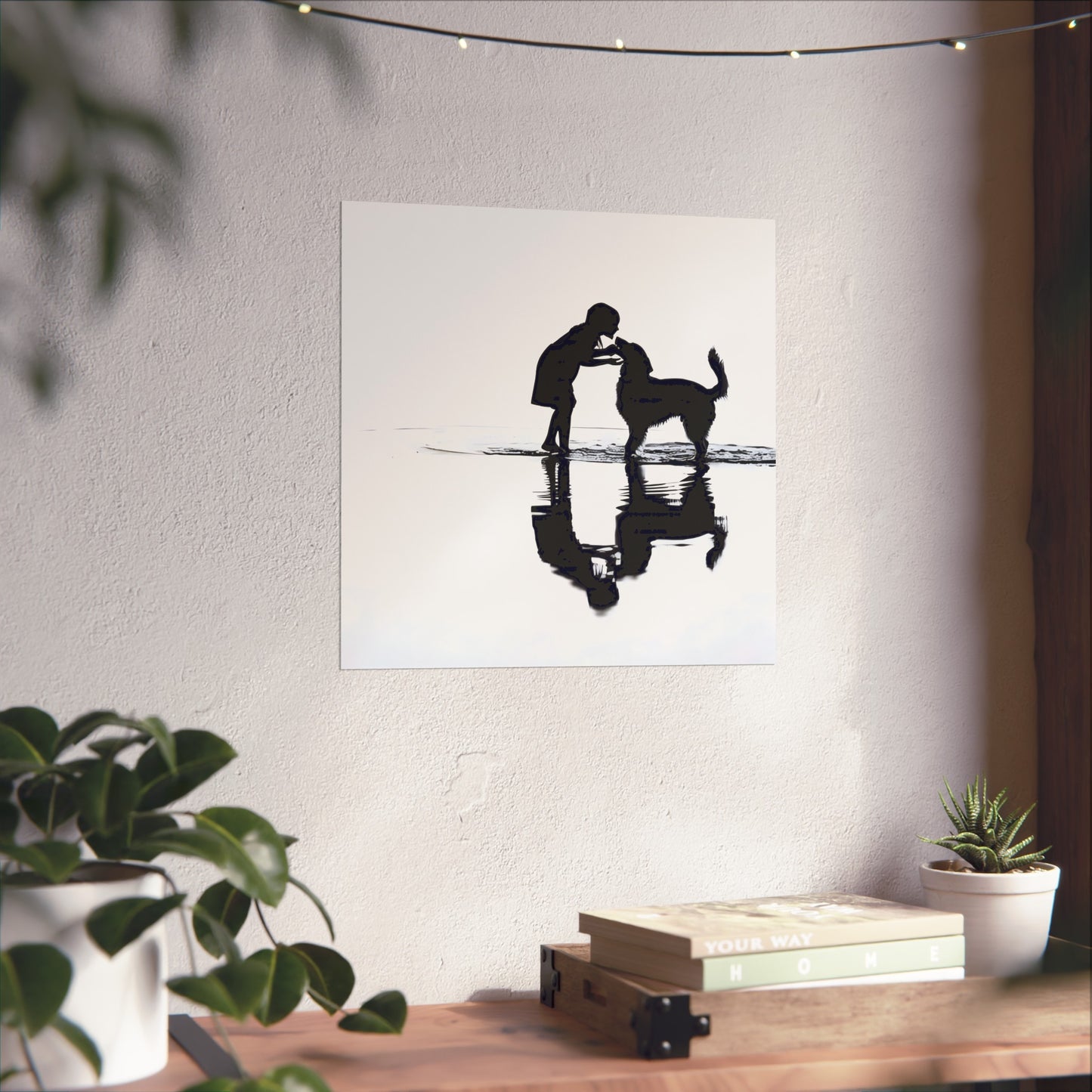 Kiss at Still Water - Tide & Light Series Giclée Unframed Poster