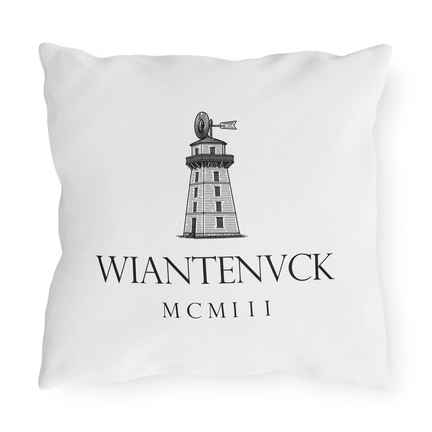 Wiantenuck Outdoor Throw Pillow - Combo Logo