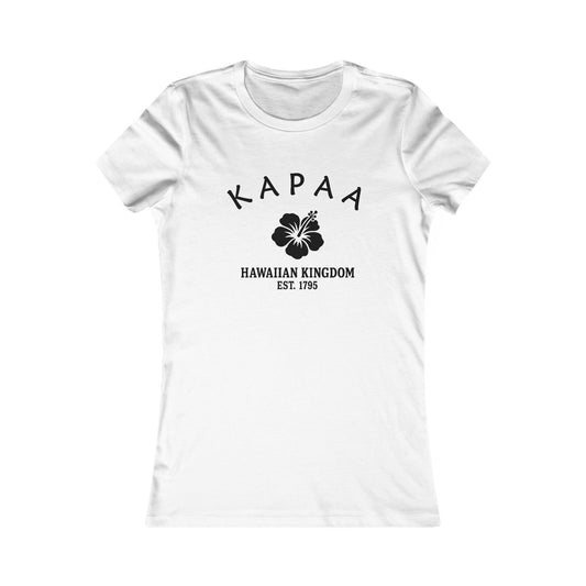Kapaa Hawaii Vintage Retro Unisex Heavy Cotton Hoodie - Black Logo