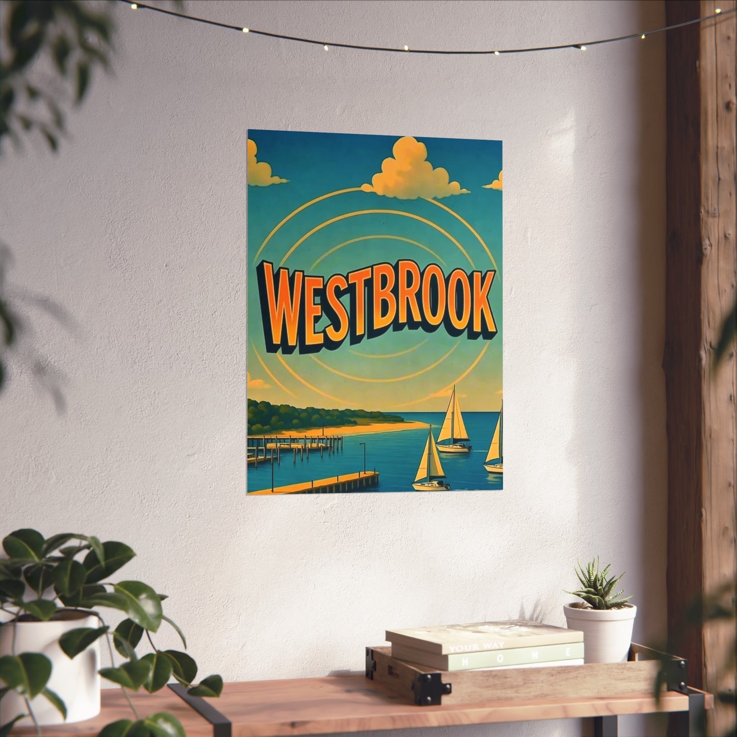 Westbrook Connecticut Vintage Retro Giclée Print Art Series Poster