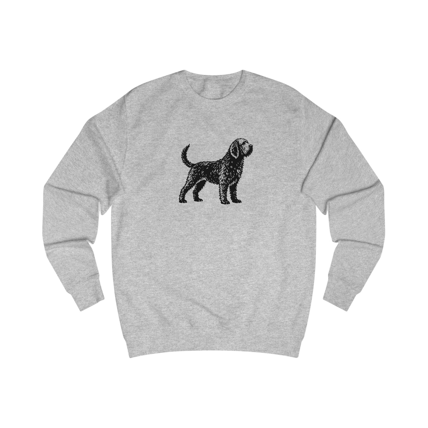 Otterhound Vintage Retro Crewneck Sweatshirt — Standing