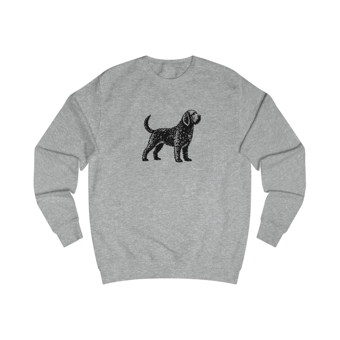 Otterhound Vintage Retro Crewneck Sweatshirt — Standing