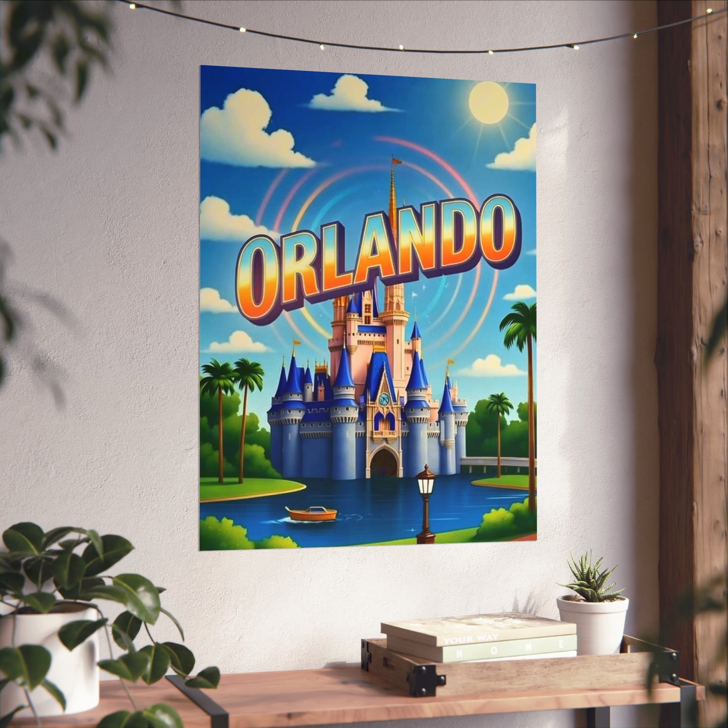 Orlando Florida Vintage Retro Giclée Print Art Series Poster