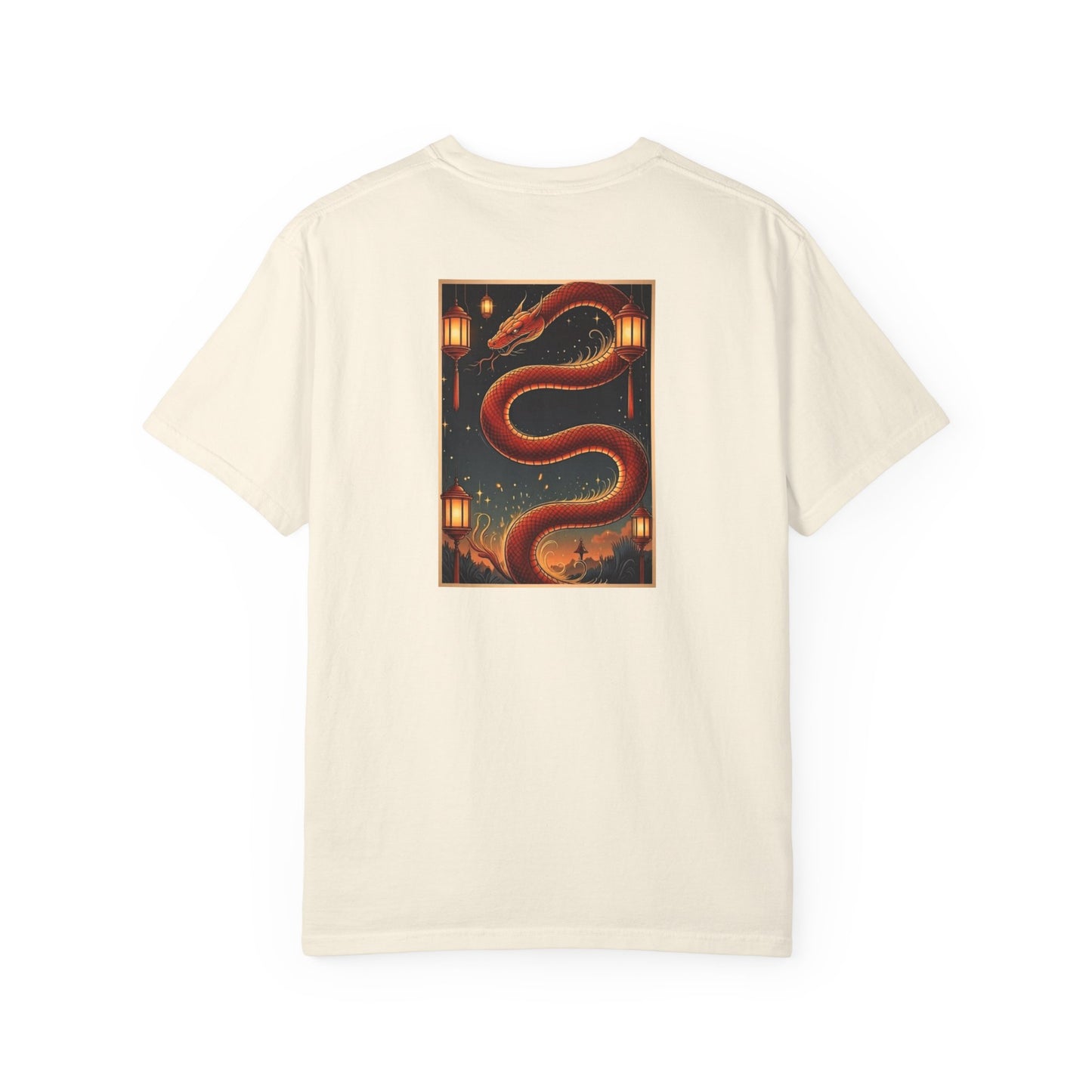 Zodiac Year of the Snake (2025+) Vintage Retro Art Series Cotton Tee