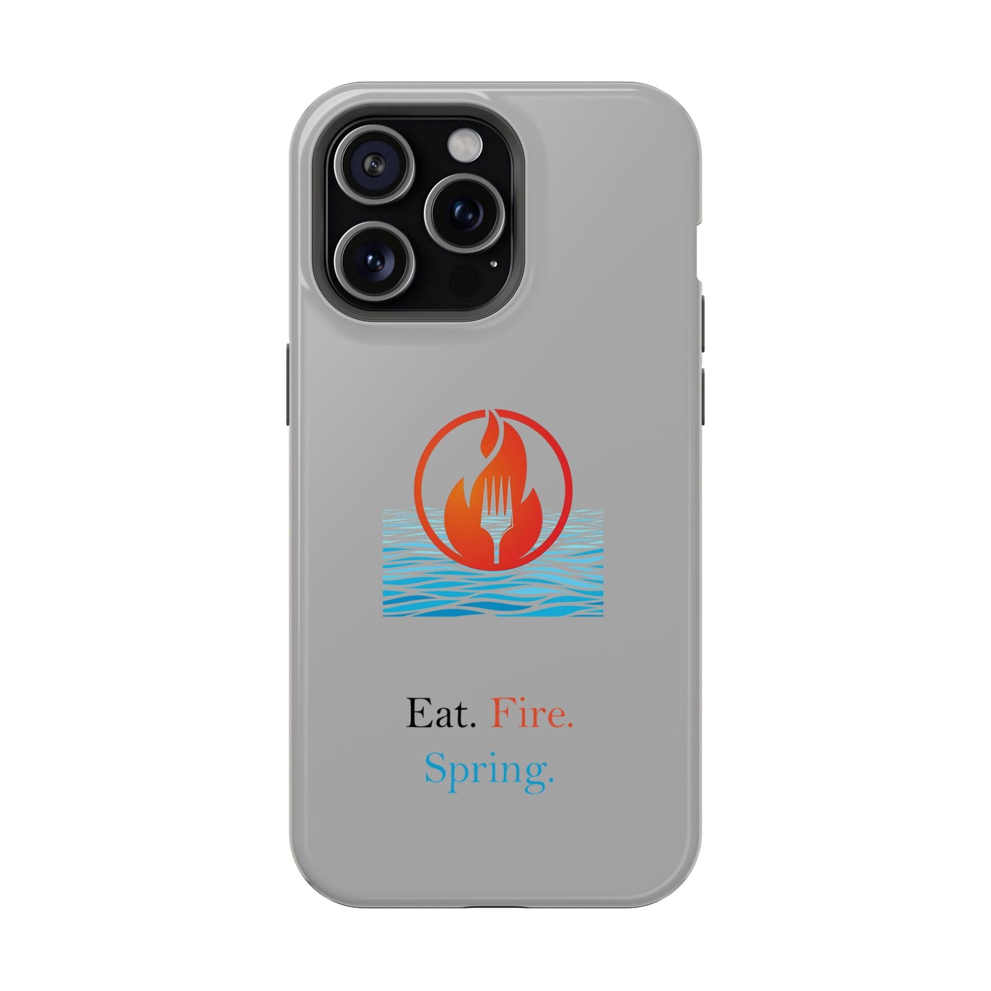 Eat Fire Spring iPhone Case - Image Logo