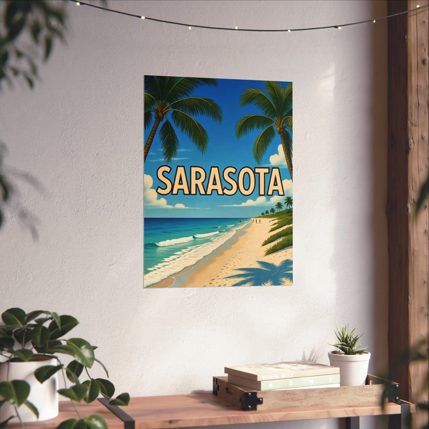 Sarasota Florida Vintage Retro Giclée Print Art Series Poster