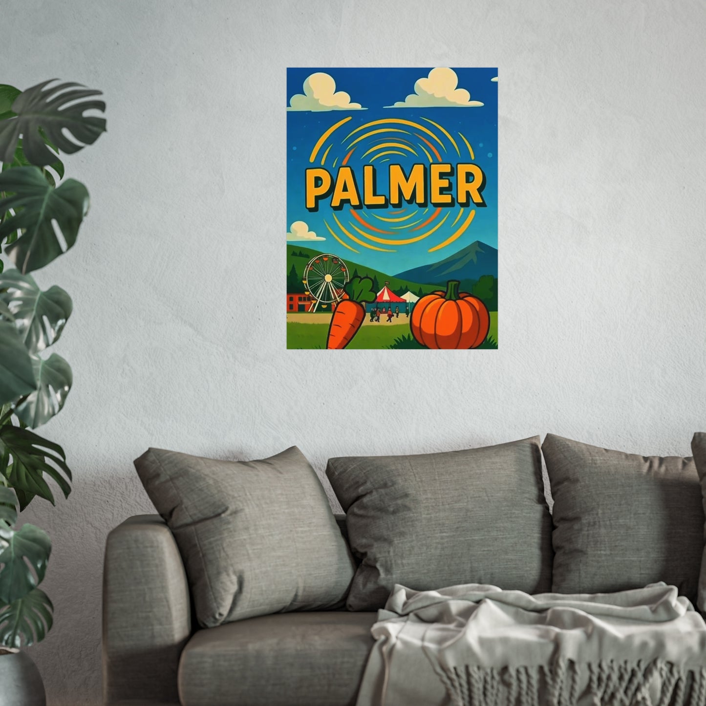 Palmer Alaska Vintage Retro Giclée Print Art Series Poster