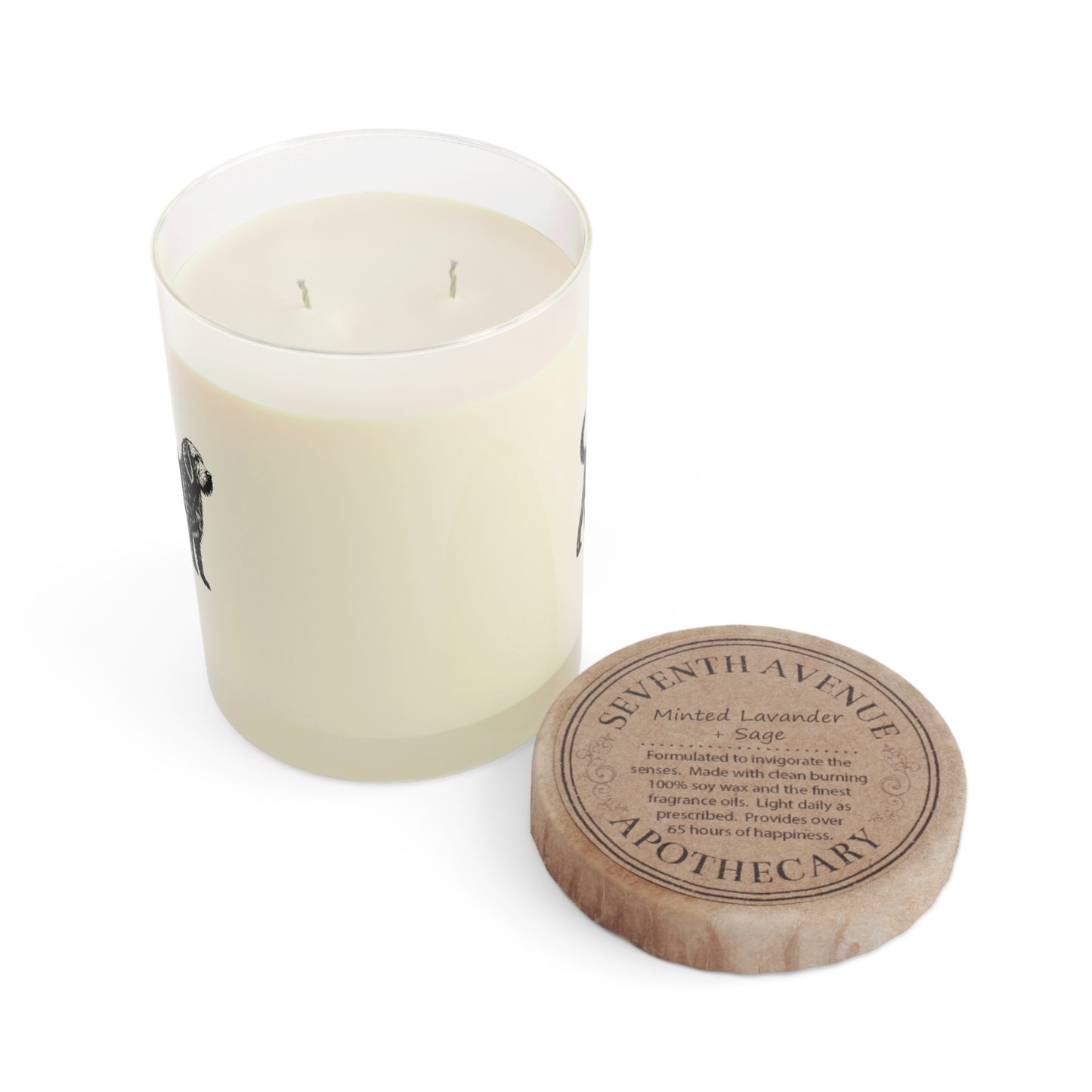 Otterhound Vintage Retro Scented Candle - Standing