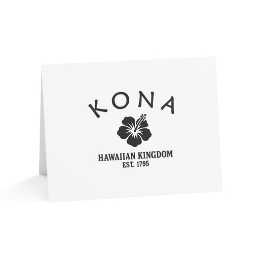 Kona Hawaii Vintage Retro Thank You Card Set - Black Logo