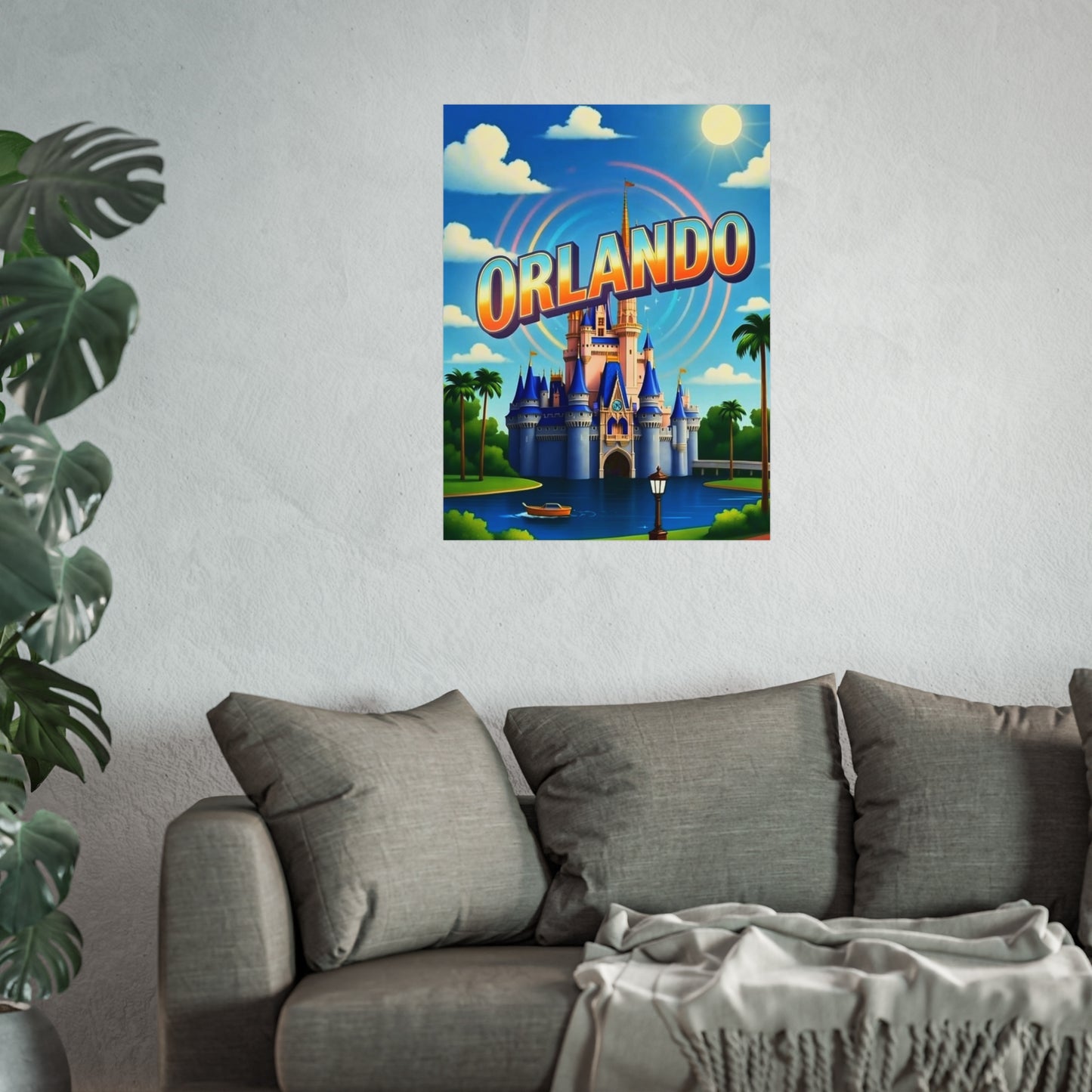 Orlando Florida Vintage Retro Giclée Print Art Series Poster