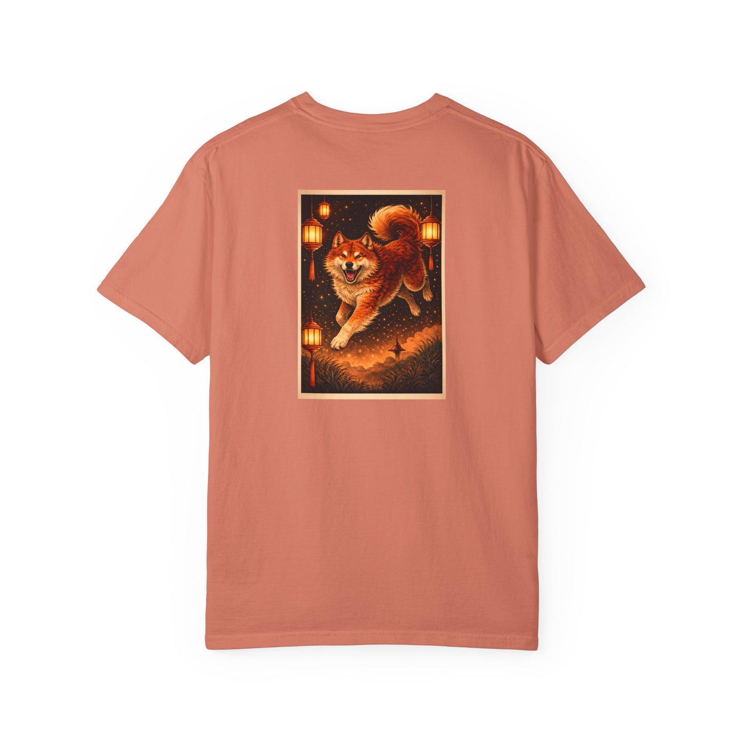 Zodiac Year of the Dog (2018+) Vintage Retro Art Series Cotton Tee