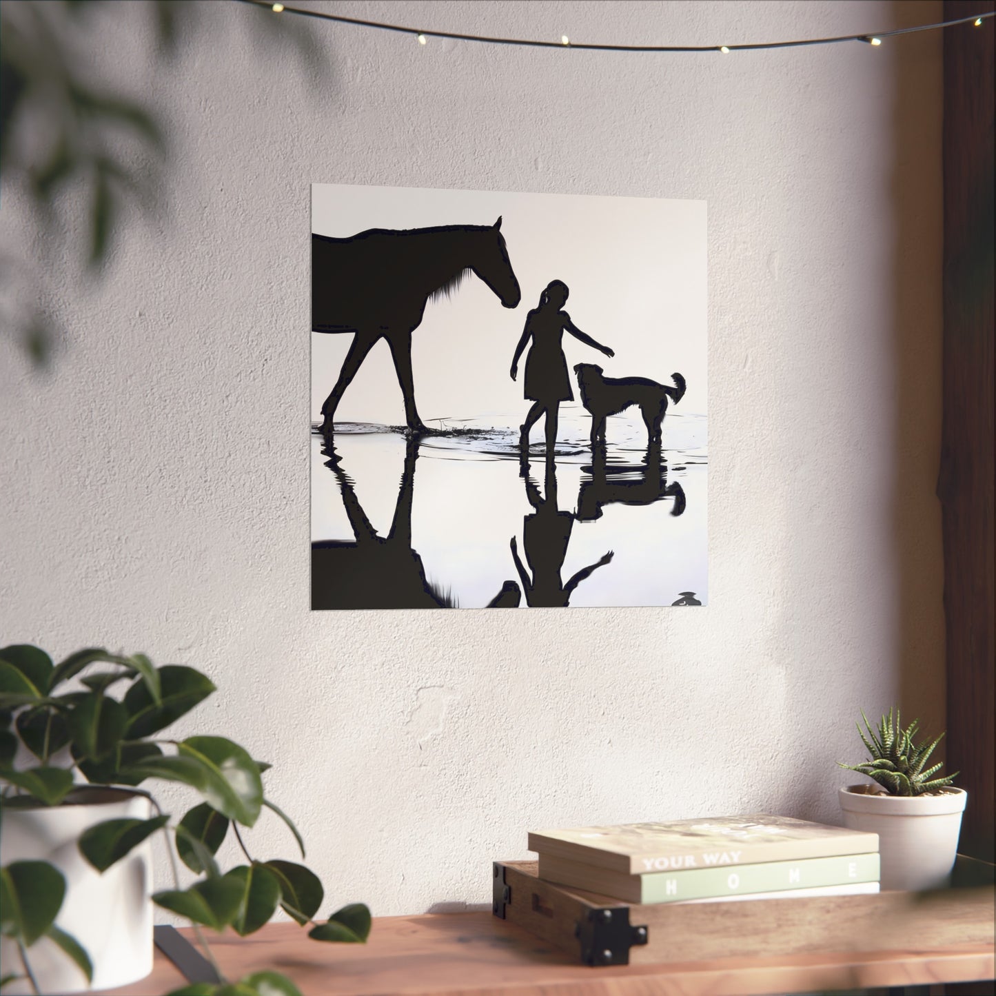 Outstretched Hand - Tide & Light Series Giclée Unframed Poster