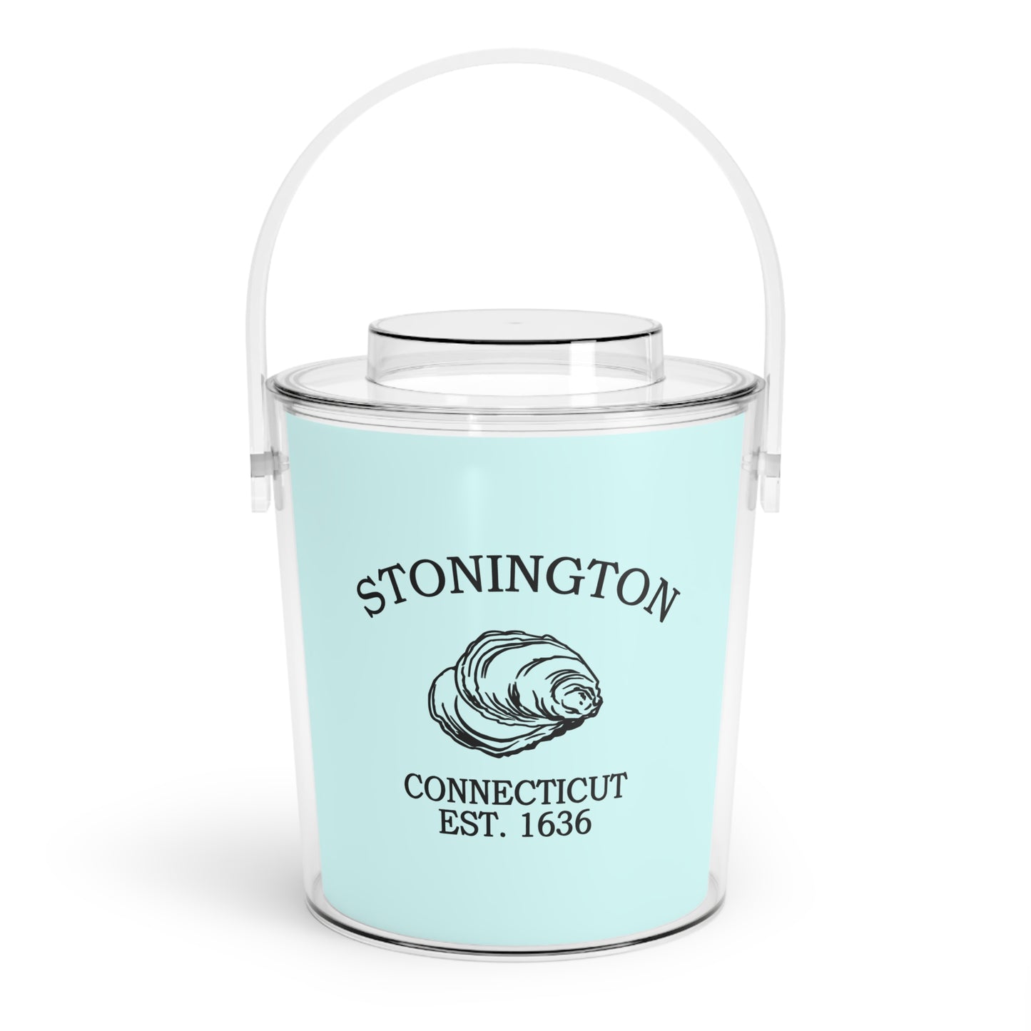 Stonington Connecticut Vintage Retro Wine/Ice Bucket — Black Logo