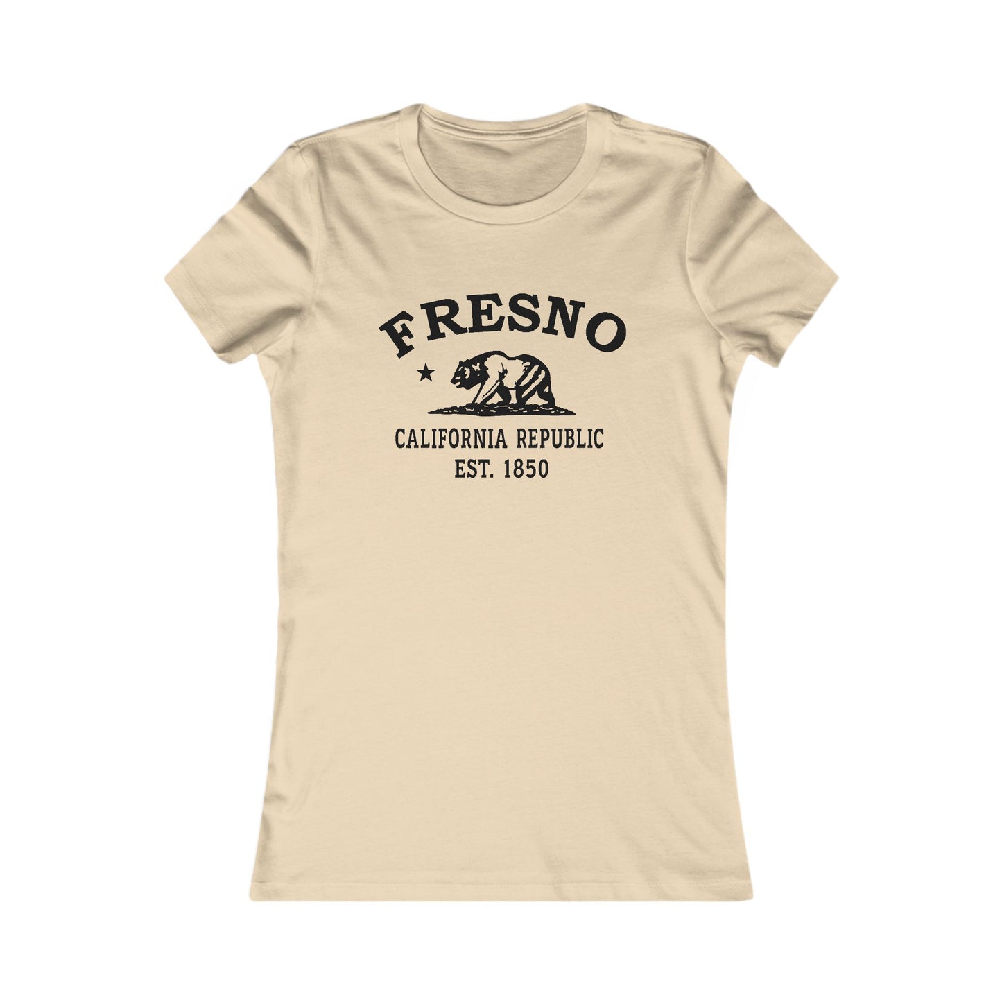 Fresno California Vintage Retro Unisex Heavy Cotton Hoodie - Black Logo