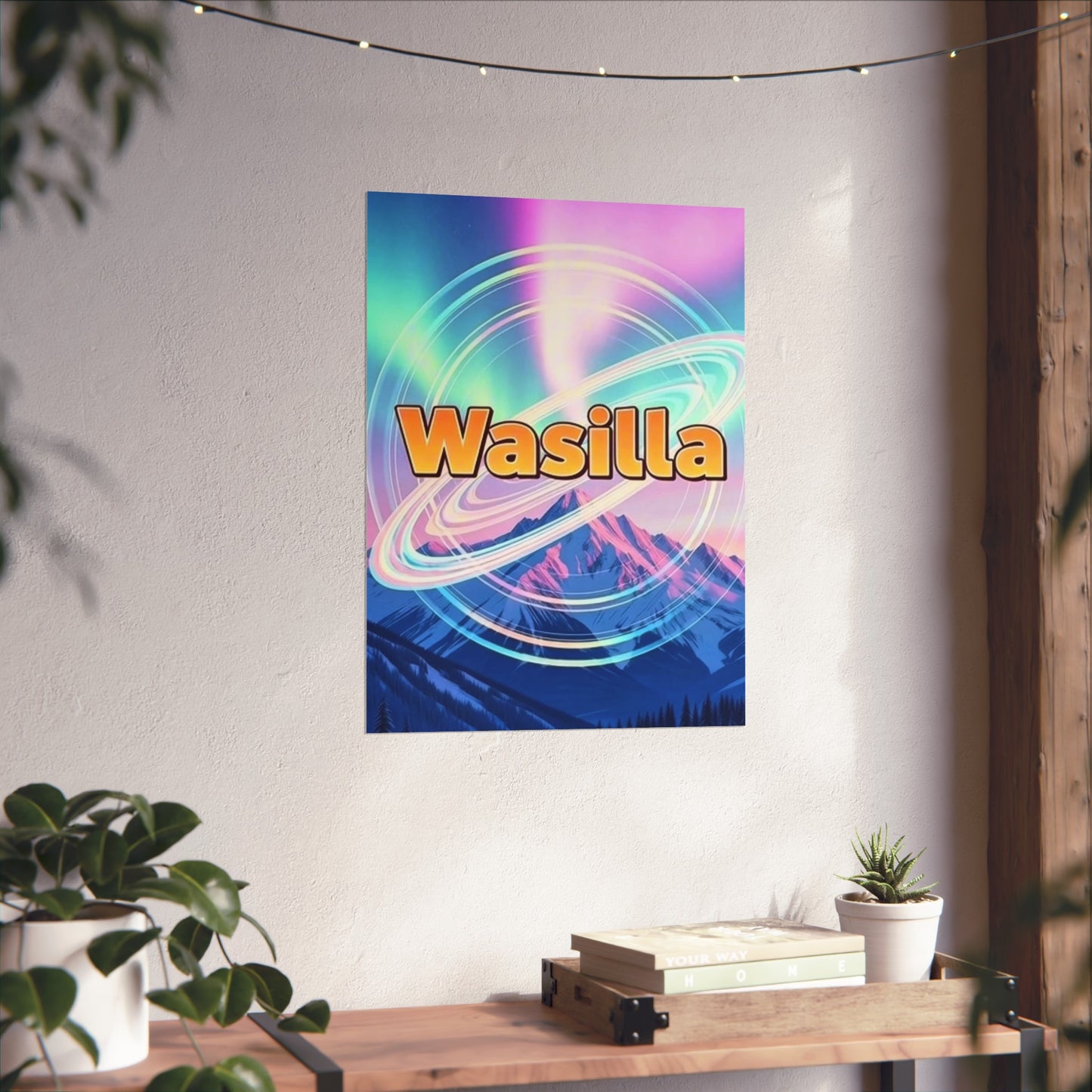 Wasilla Alaska Vintage Retro Giclée Print Art Series Poster