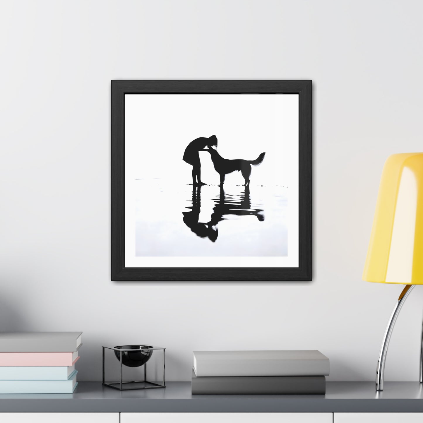 Kiss for the Hound - Tide & Light Series Framed Poster