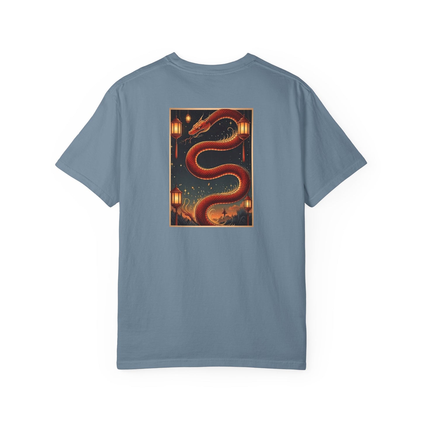 Zodiac Year of the Snake (2025+) Vintage Retro Art Series Cotton Tee