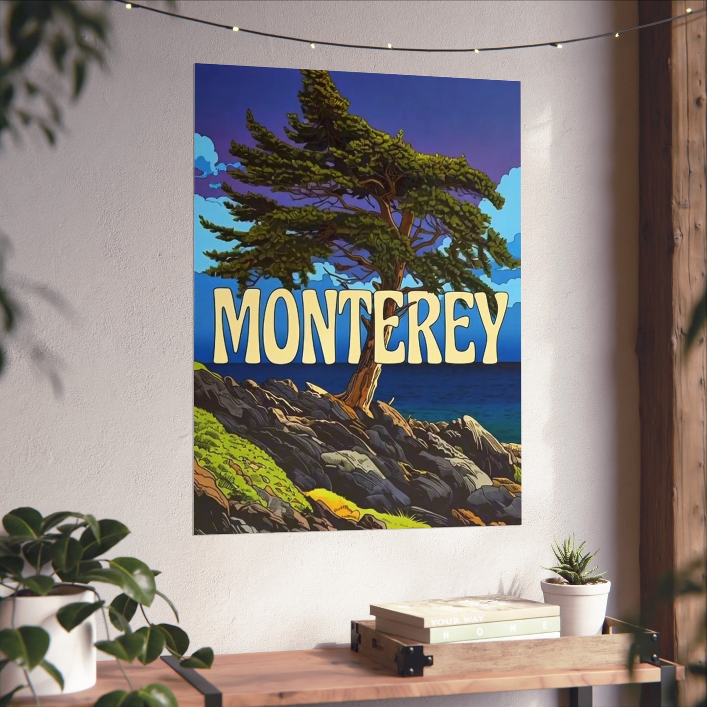 Monterey California Vintage Retro Giclée Print Art Series Poster