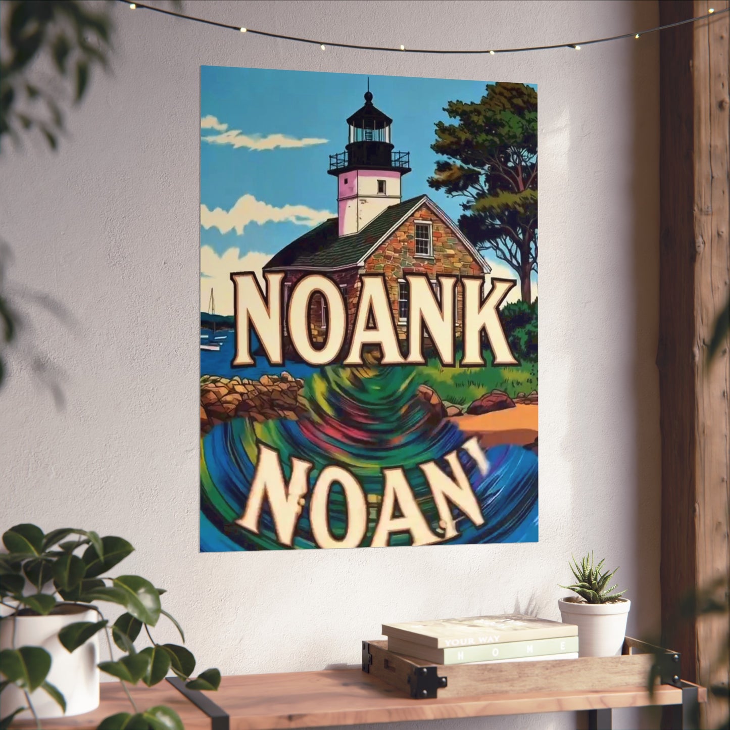 Noank Connecticut Vintage Retro Giclée Print Art Series Poster
