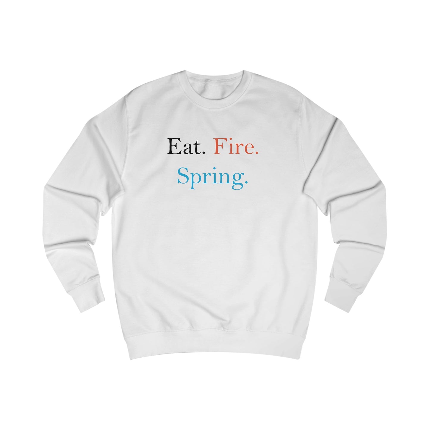 Eat Fire Spring Crewneck Sweatshirt — Text Logo