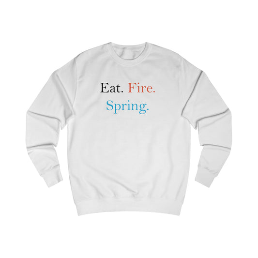 Eat Fire Spring Crewneck Sweatshirt — Text Logo
