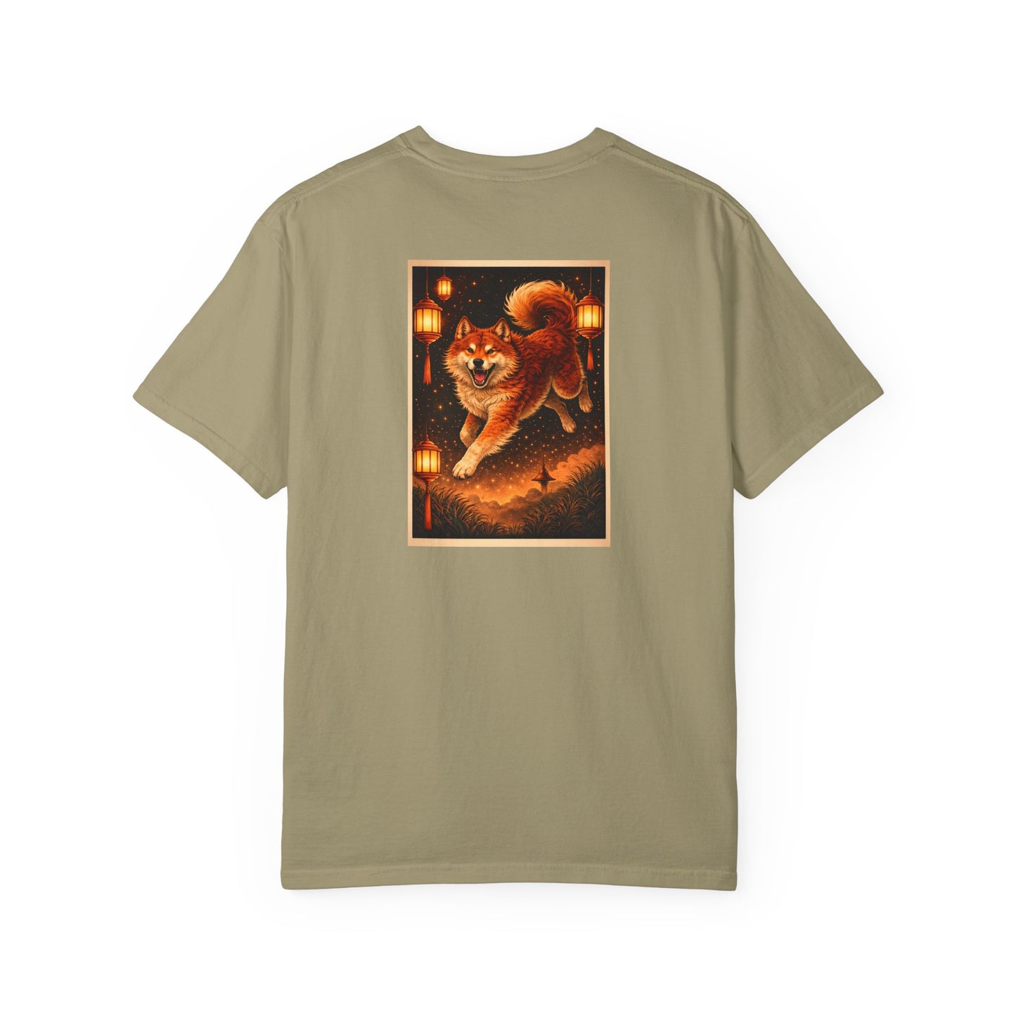 Zodiac Year of the Dog (2018+) Vintage Retro Art Series Cotton Tee