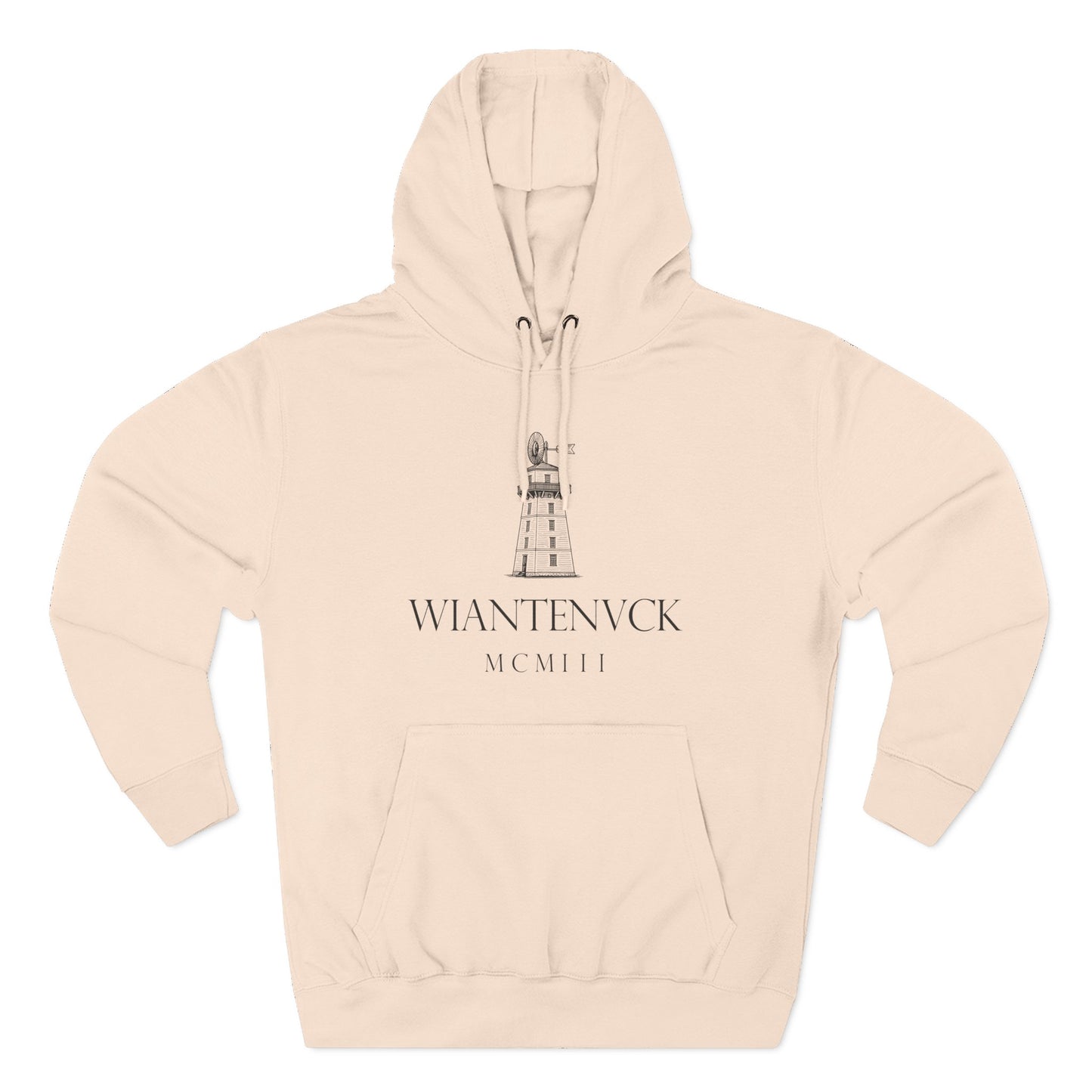 Wiantenuck Unisex Heavy Cotton Hoodie - Black Logo