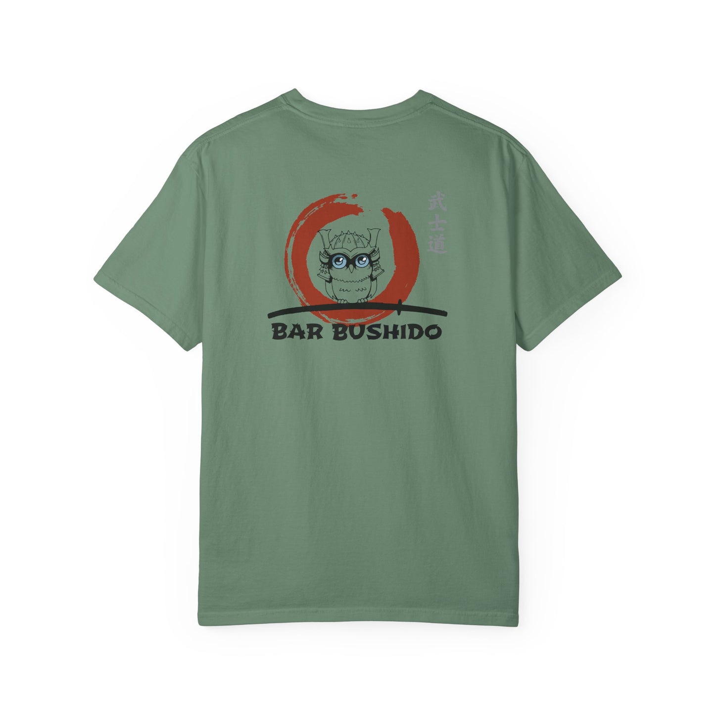 Bar Bushido Front & Rear Print Art Series Cotton Tee - Color Logo